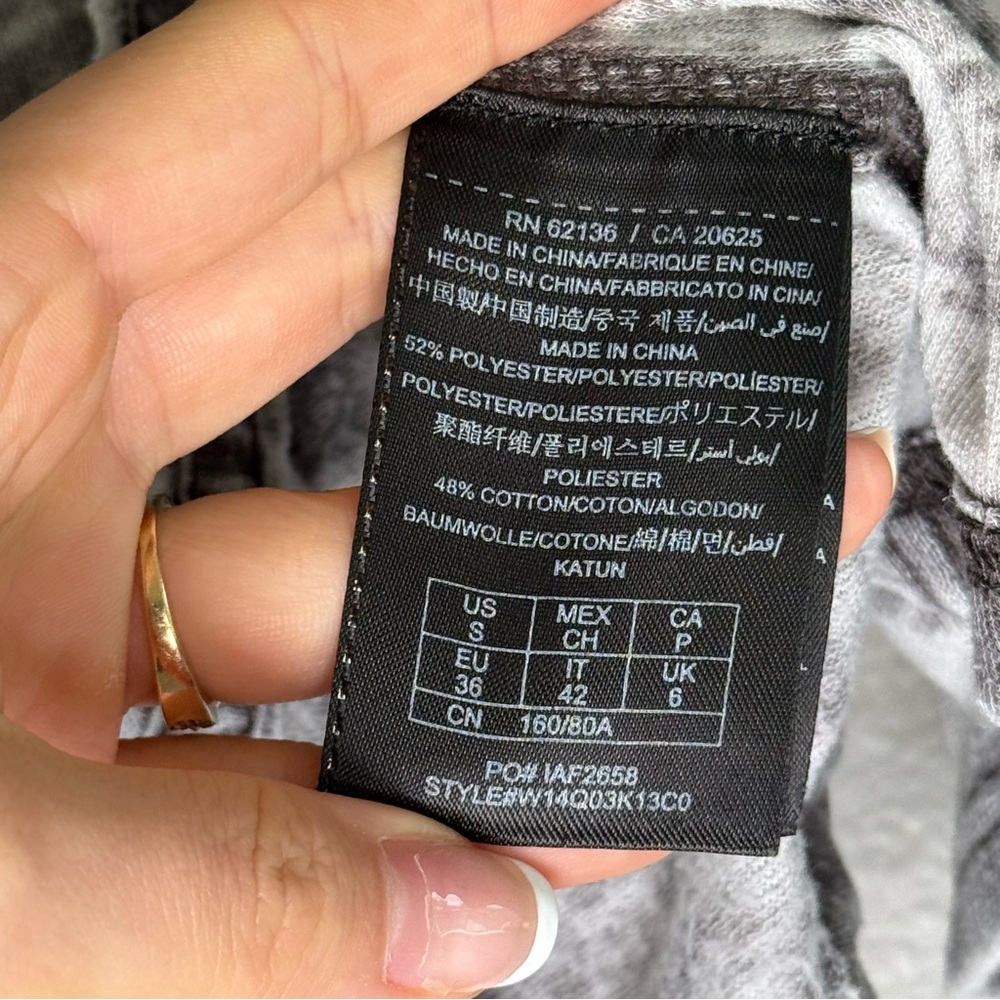 Guess Burnout Wrap Ruffle Sweater - Picture 4 of 12